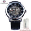 Men's Luxury Mechanical Watch with Leather Band