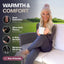 Thermajane Women's Fleece Lined Long Johns - Cold Weather Base Layer