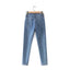 Women’s High Waist Loose Fit Blue Denim Trousers