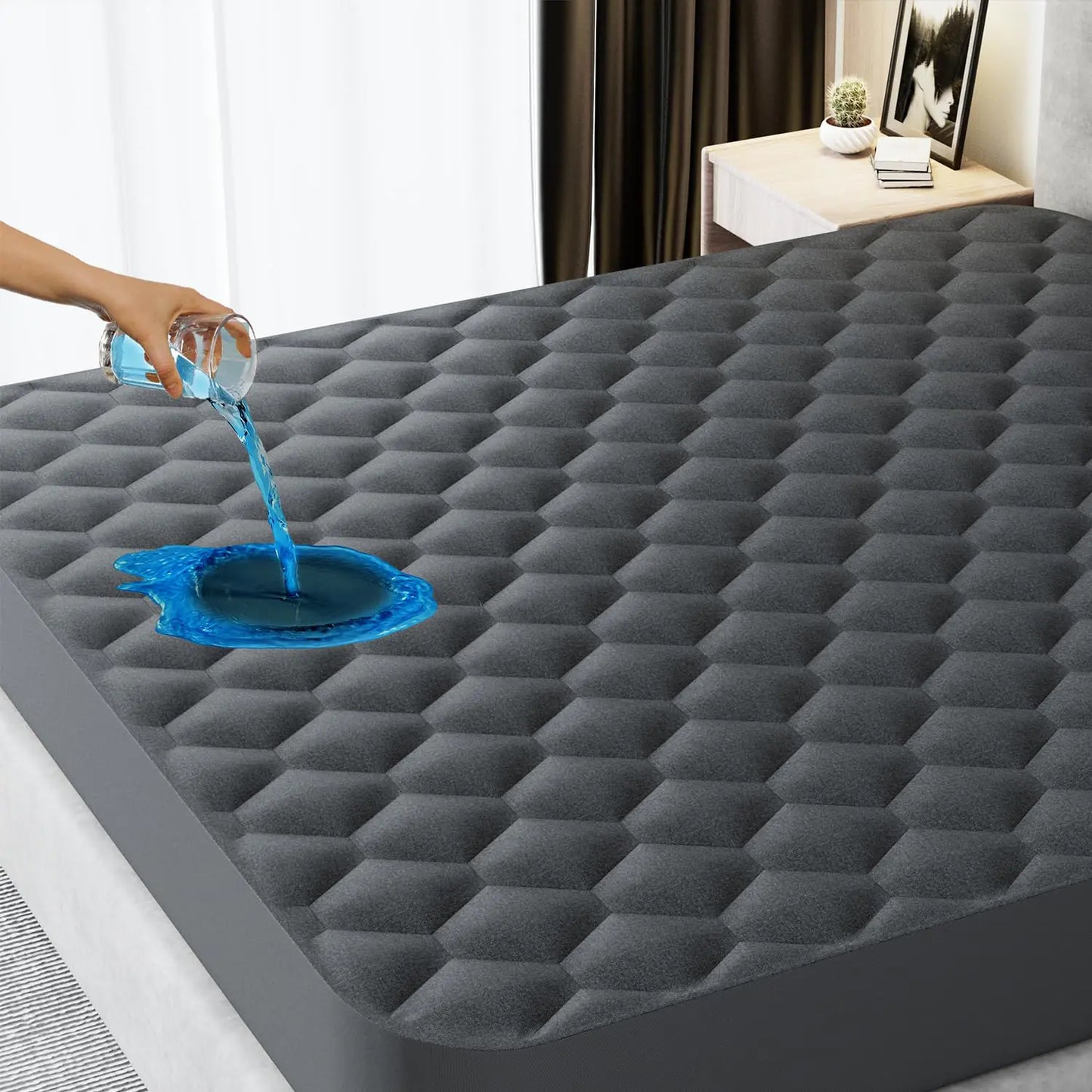 Premium Waterproof King Mattress Protector - Soft & Breathable