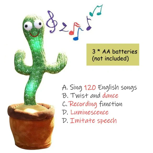 Dancing Cactus Musical Toy