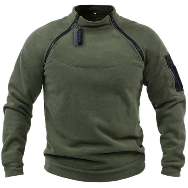 Men's Tactical Fleece Jacket for Outdoor Adventures