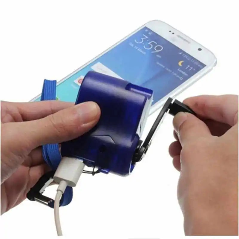 Hand Crank USB Phone Charger - Stay Powered Anywhere