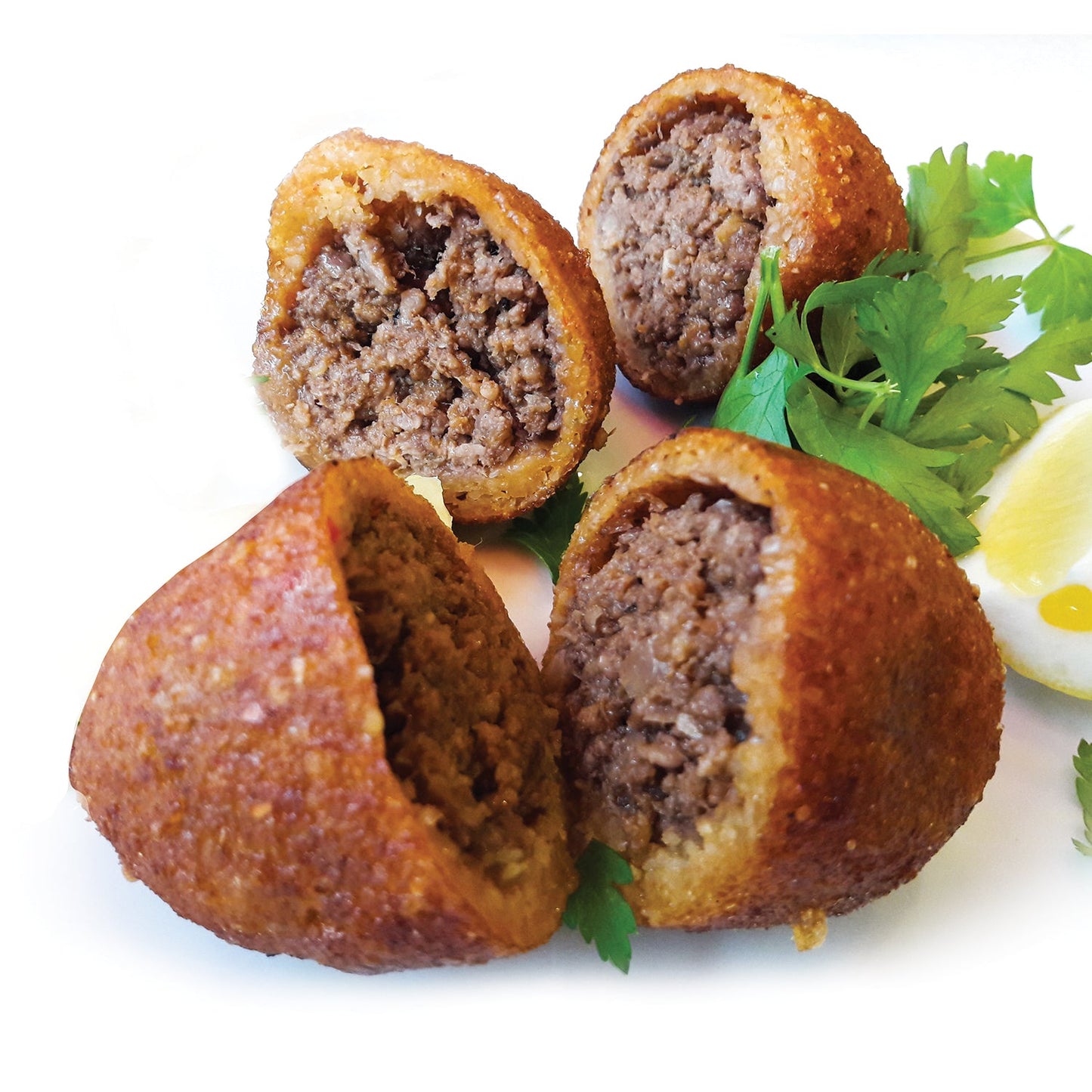 Moda Icli Köfte (Kibbeh) con carne de res – 5 piezas (12 oz / 340 g)