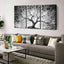 CIRABKY Black and White Tree Canvas Wall Art - 3 Piece Set