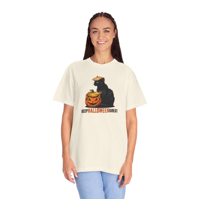 Camiseta Keep Halloween Great Cat