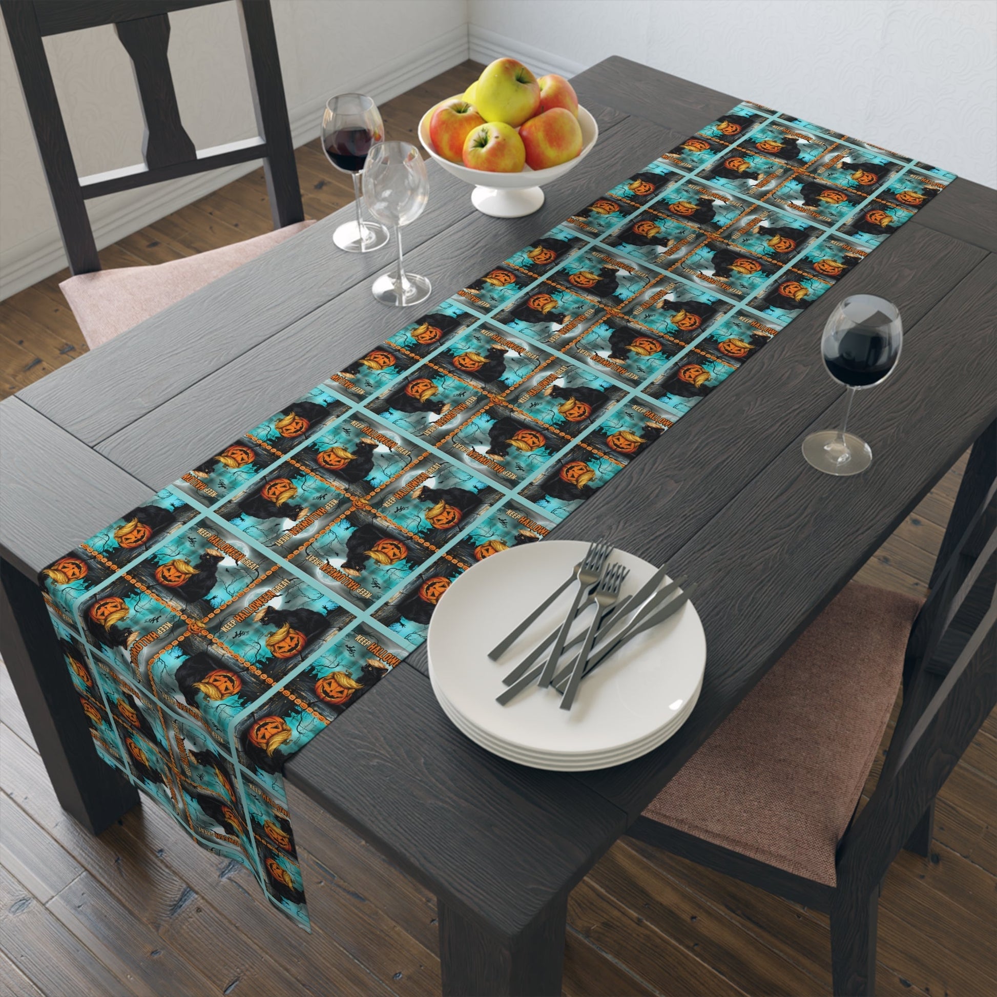 Enchanting Halloween Table Runner for Spooky Celebrations - Korvel