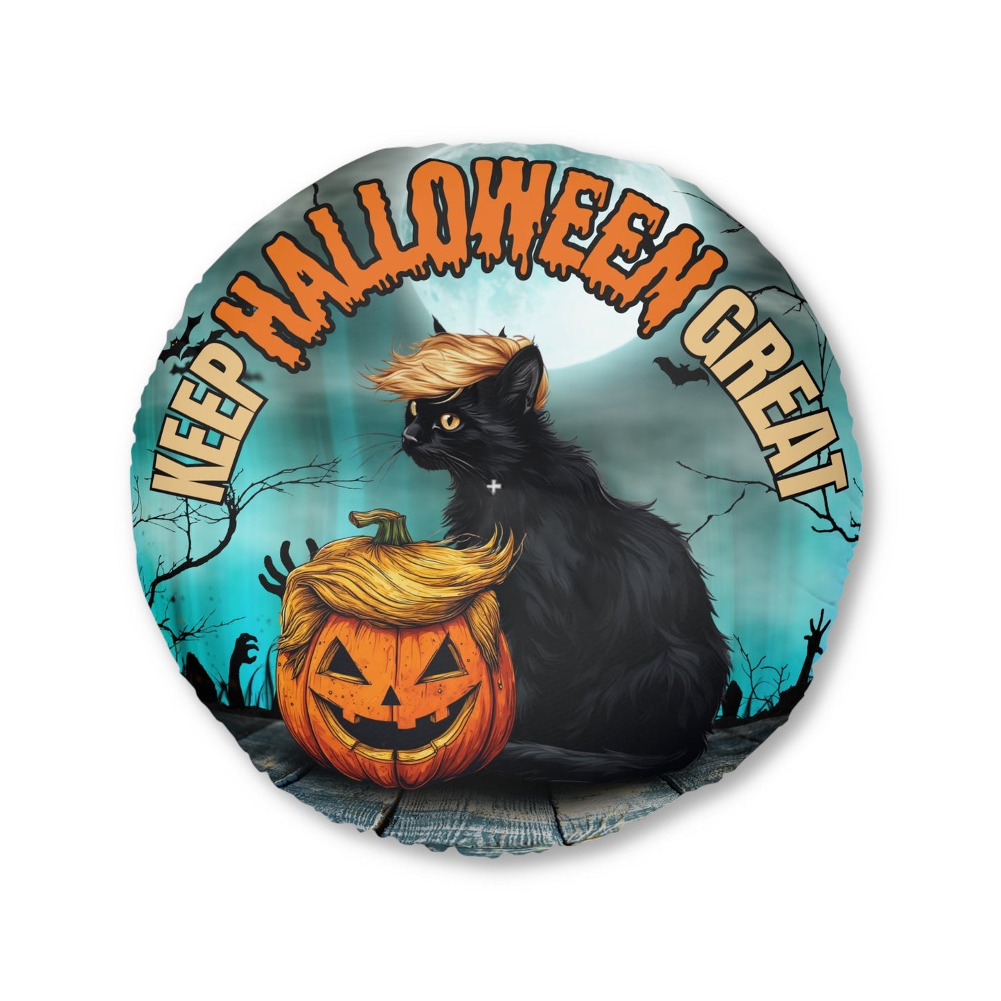 Coussin de sol tufté Keep Halloween Great