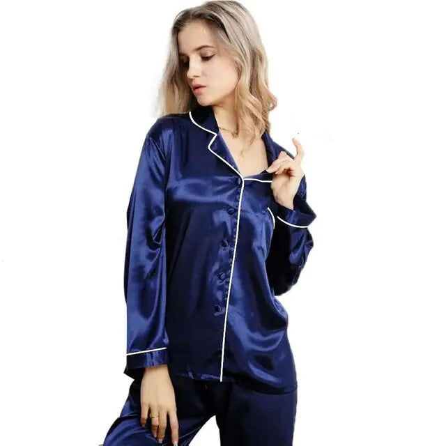 Elegant Women's Satin Pajamas Set for Ultimate Comfort
