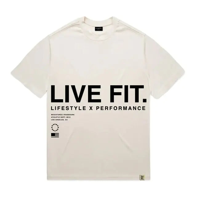 Camiseta de algodón para gimnasio de hombre premium