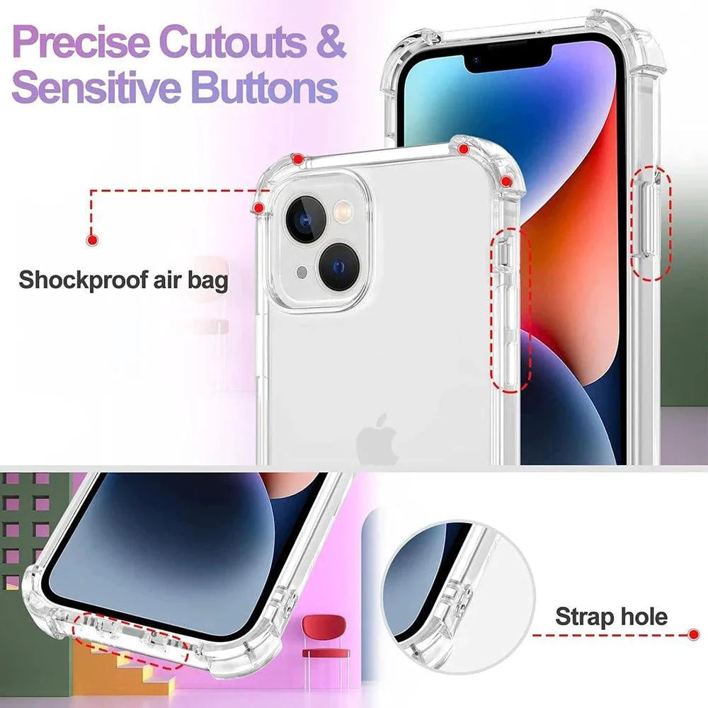 Funda Premium a Prueba de Golpes para iPhone 15, 14, 13, 12, 11 Pro Max