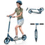Scooter Plegable de Aleación de Aluminio con Alturas Ajustables - Azul