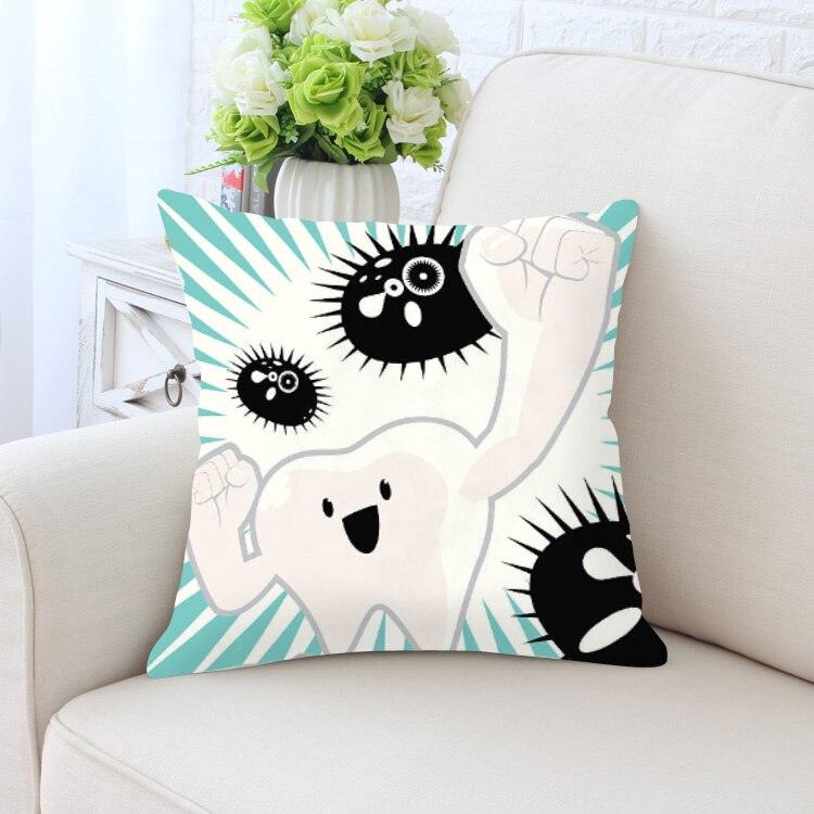 Kids' Cartoon Tooth Fairy Pillow Cover - Velvet Decorative Cushion