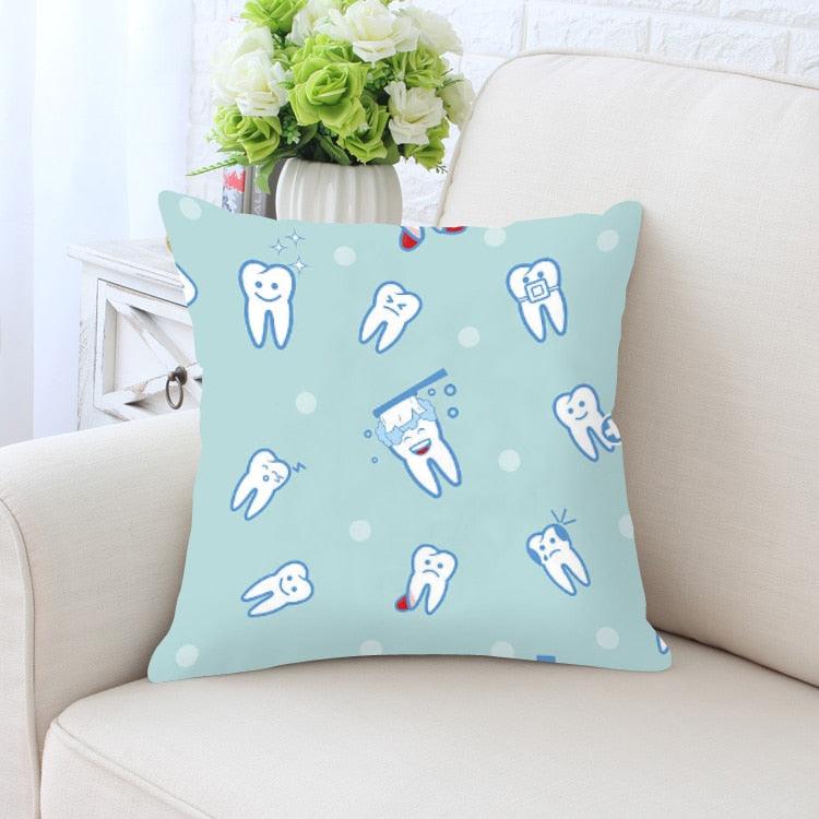 Kids' Cartoon Tooth Fairy Pillow Cover - Velvet Decorative Cushion