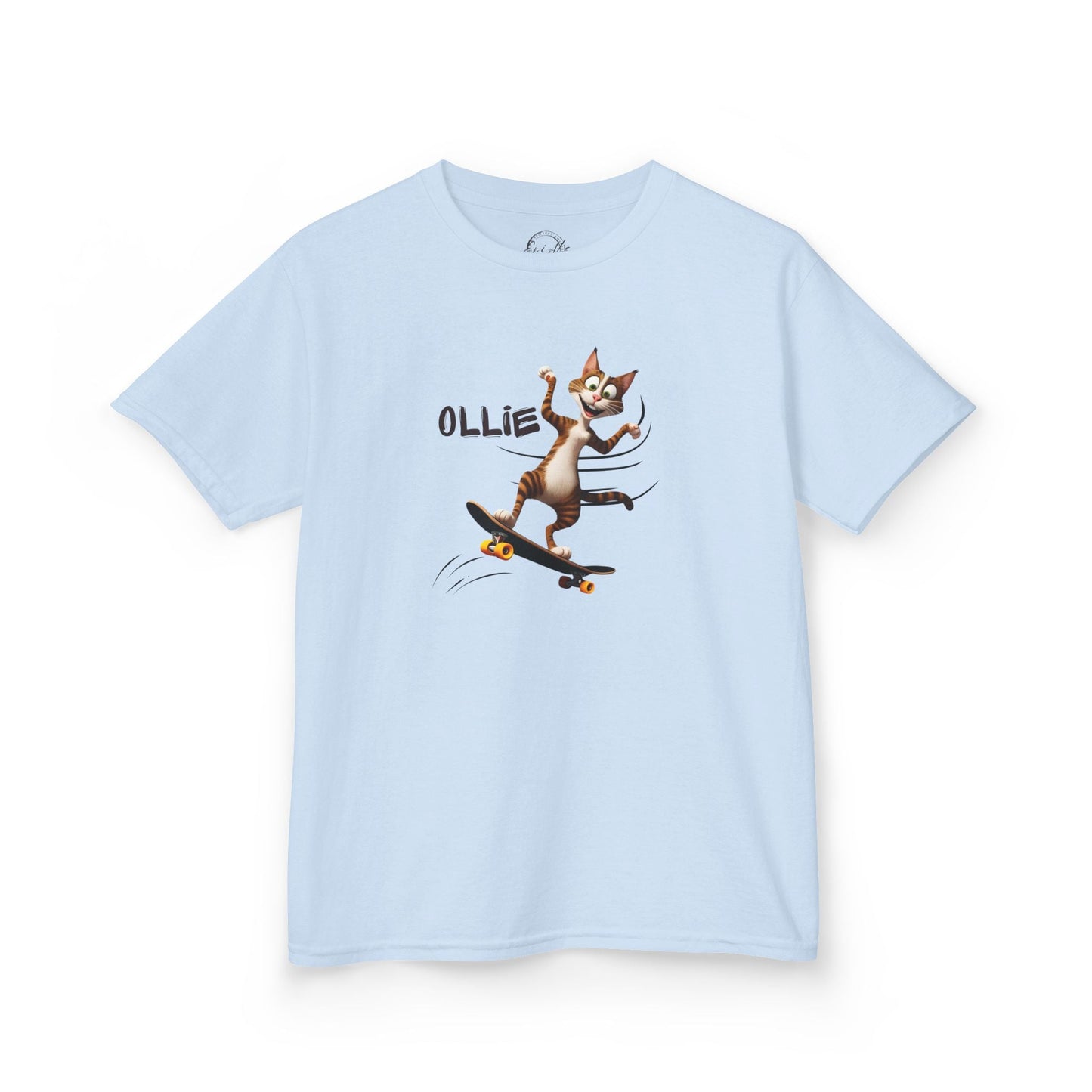 T-shirt Ollie Cat pour enfants - T-shirt en coton ludique