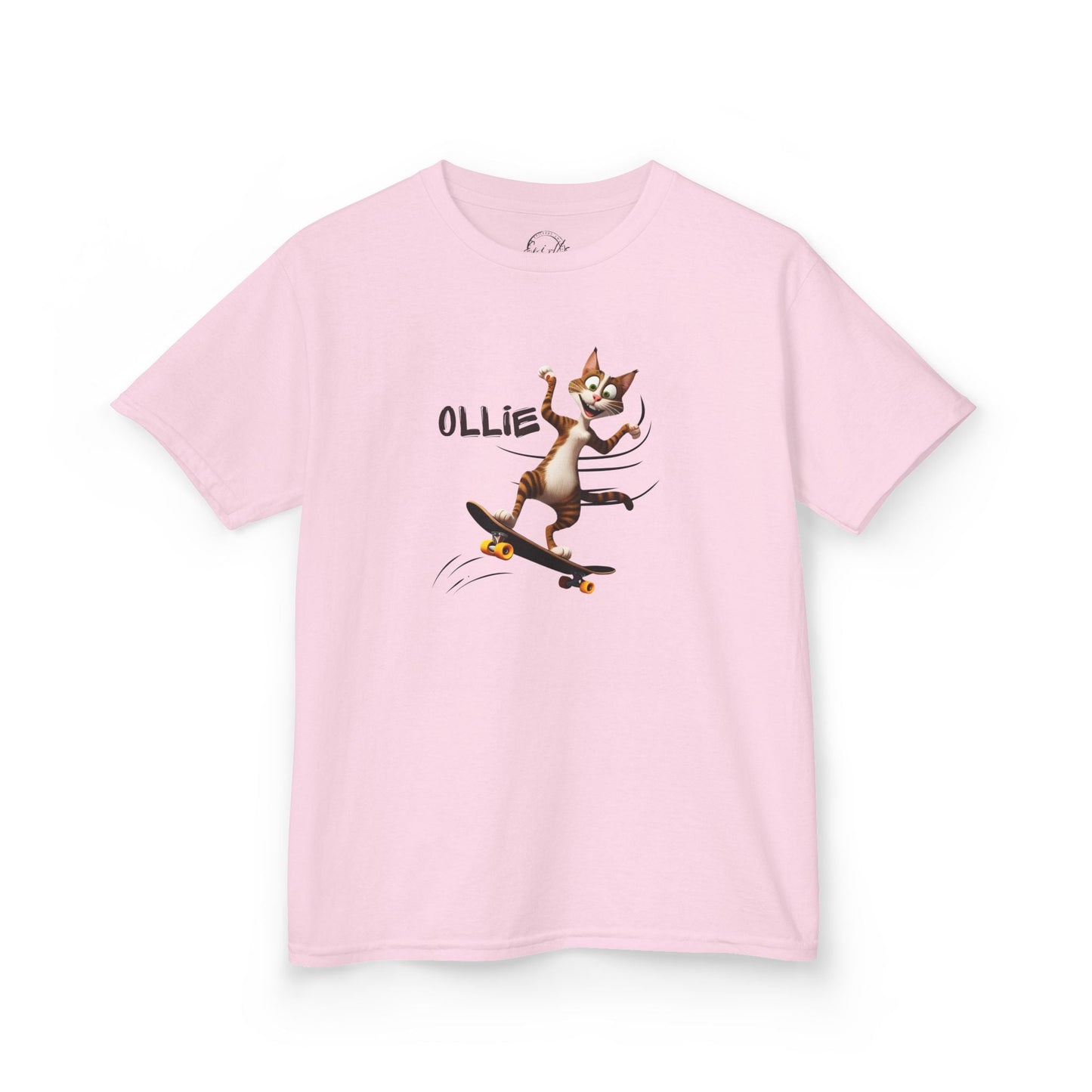 T-shirt Ollie Cat pour enfants - T-shirt en coton ludique