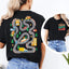 Kids Play Car Race On Mom’s Back Tee
