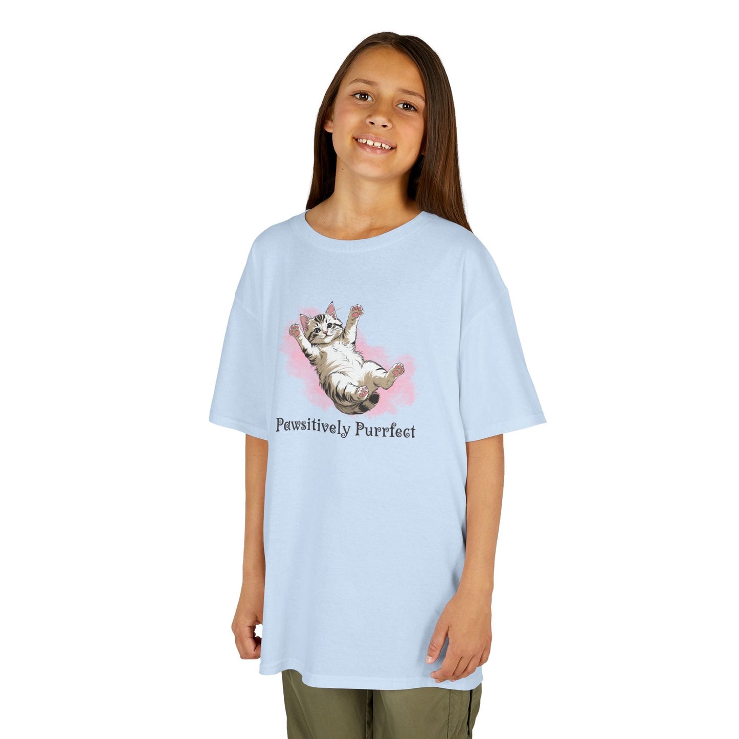 T-shirt graphique pour enfants Purrfect Cat