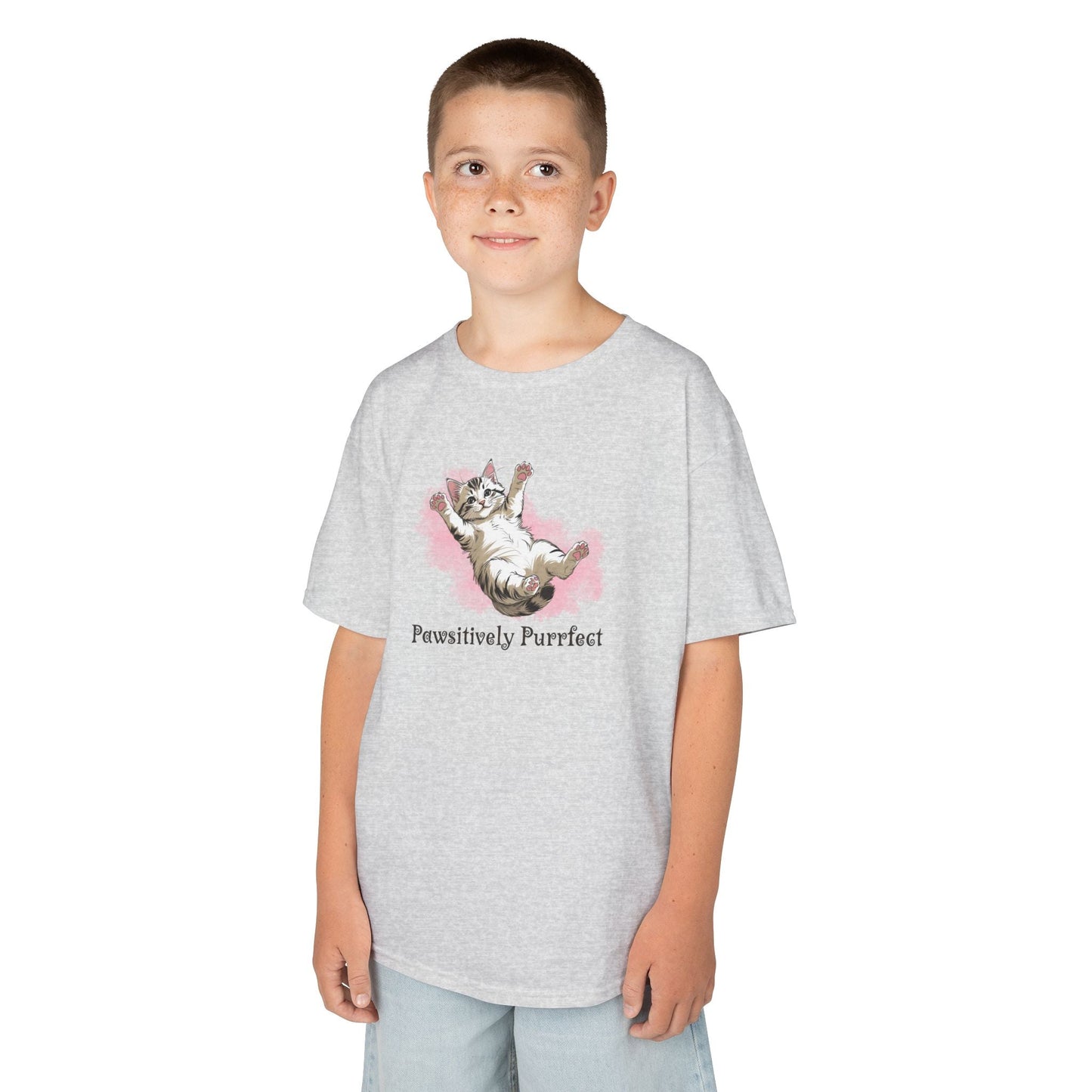 T-shirt graphique pour enfants Purrfect Cat