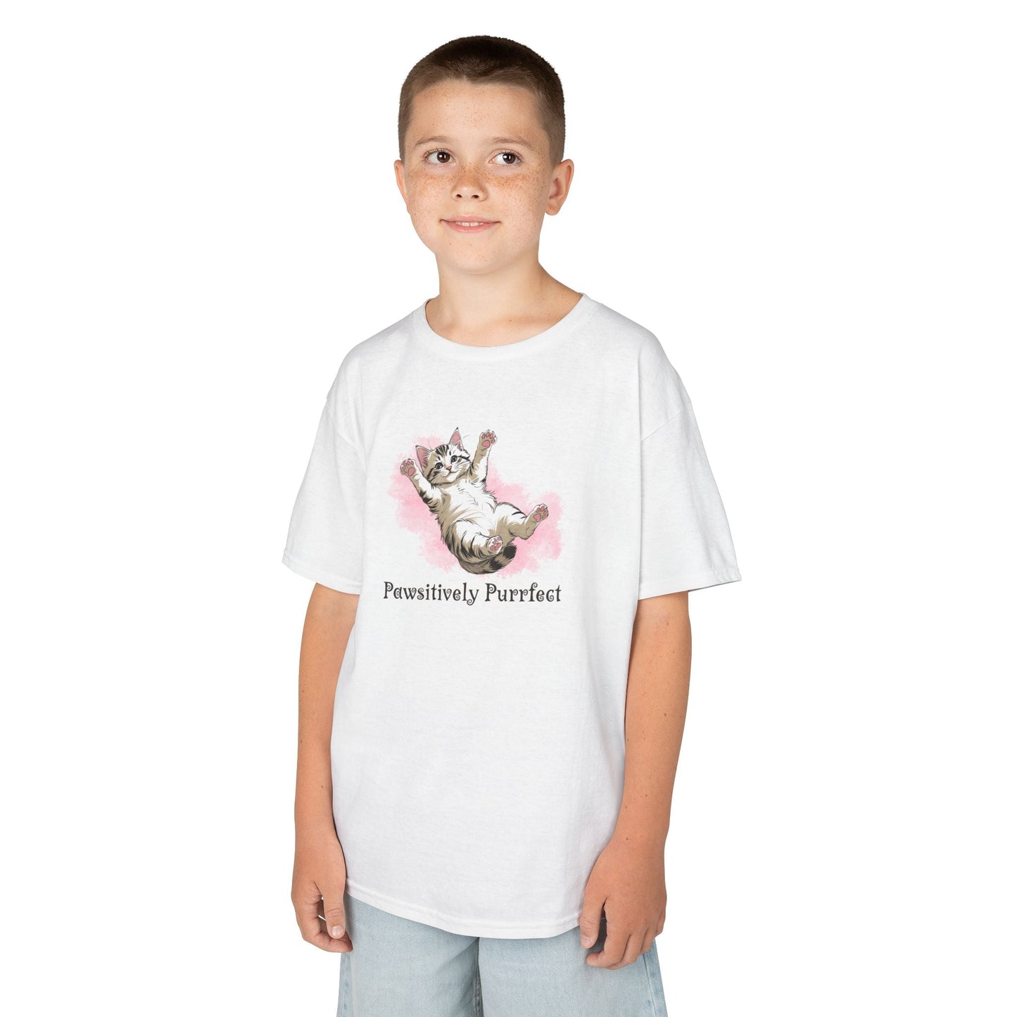 T-shirt graphique pour enfants Purrfect Cat