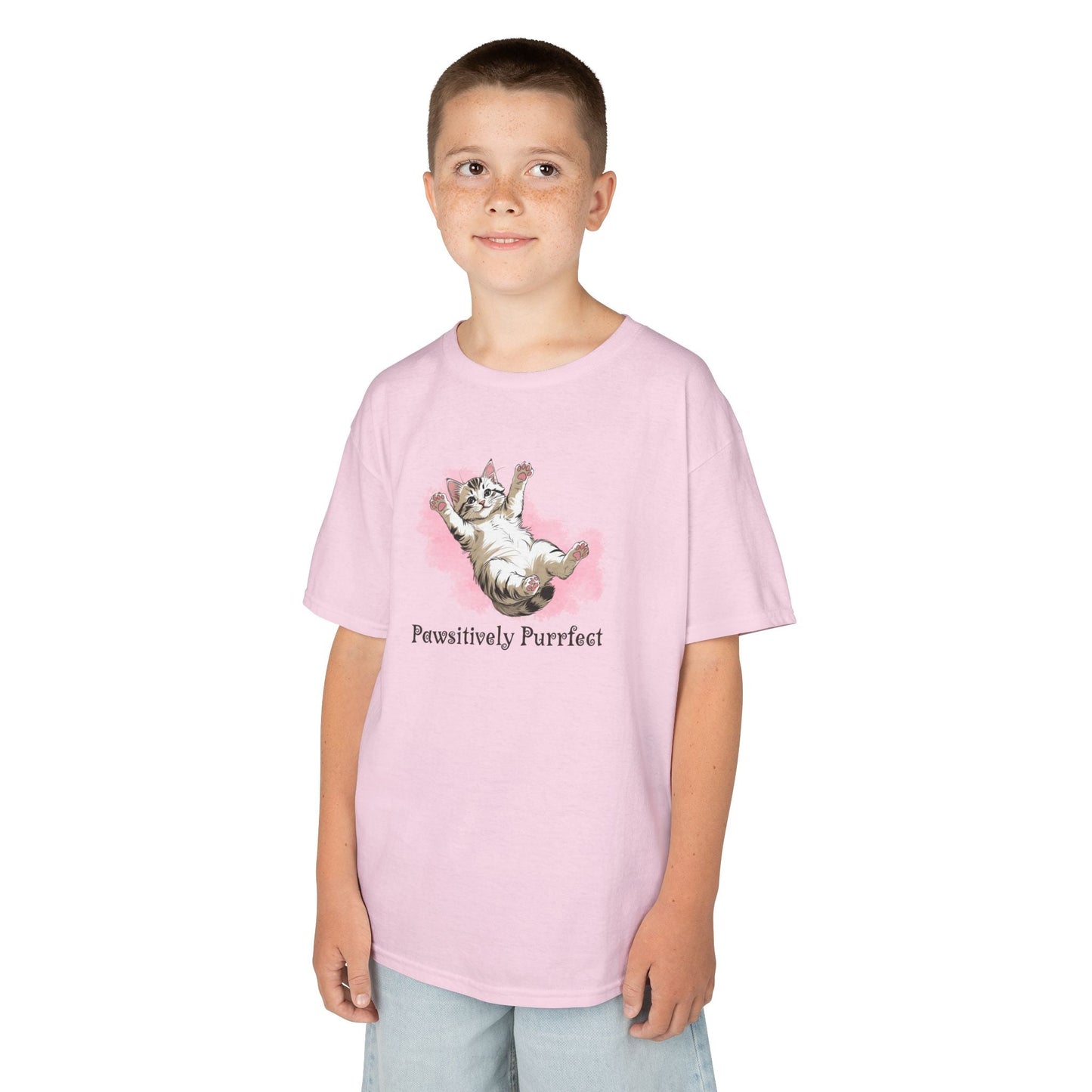 T-shirt graphique pour enfants Purrfect Cat