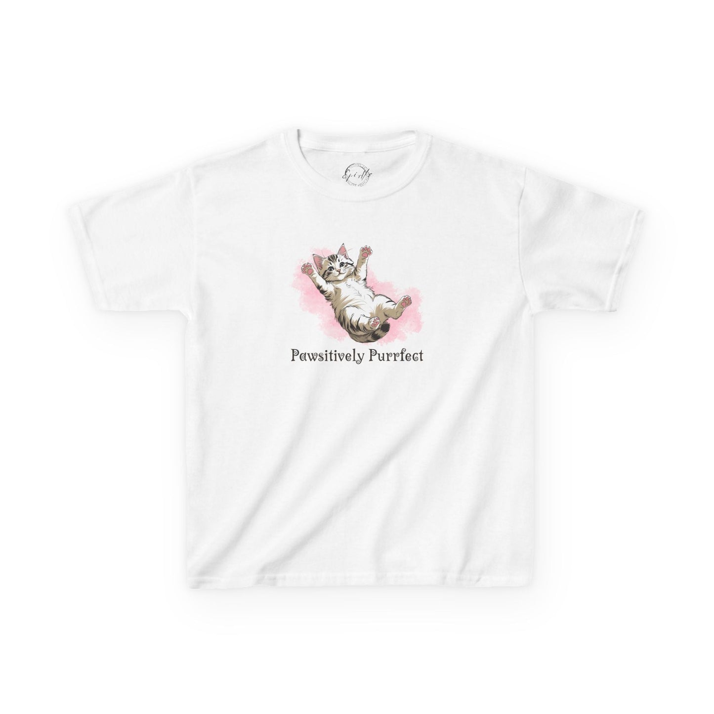 T-shirt graphique pour enfants Purrfect Cat