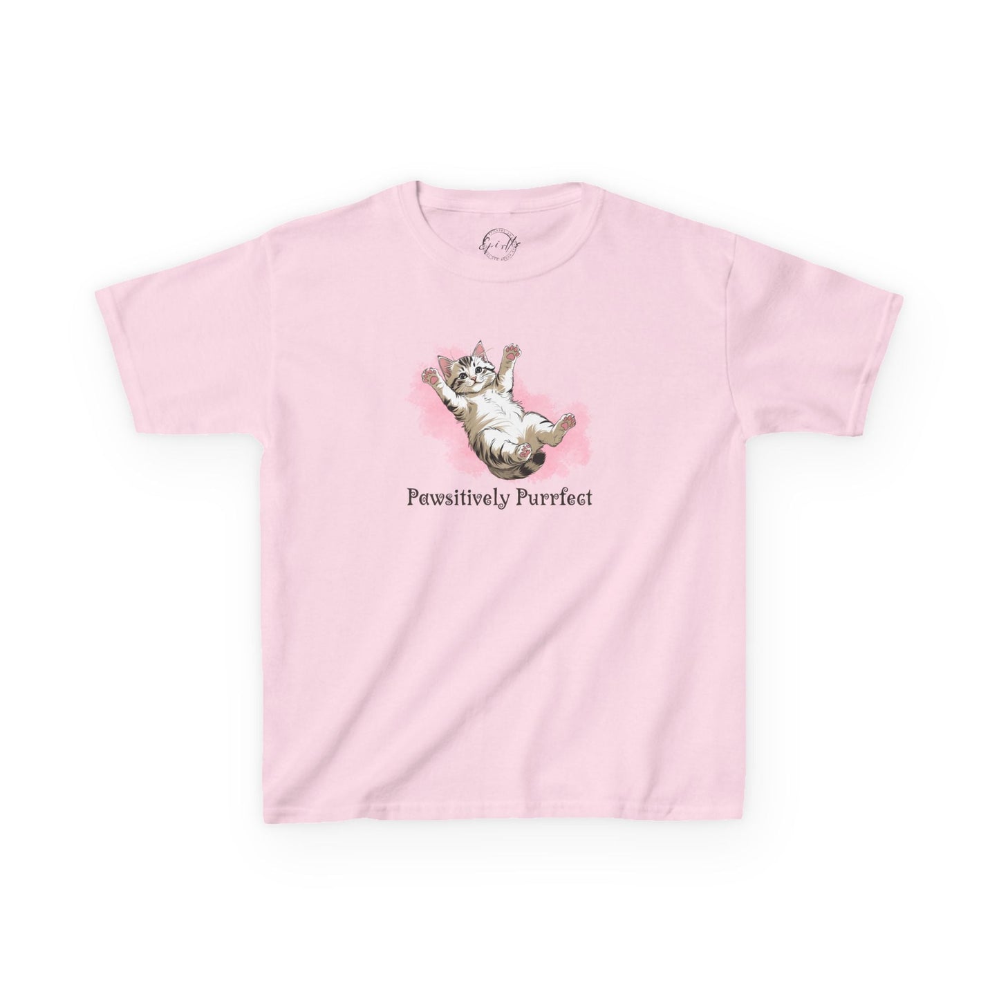 T-shirt graphique pour enfants Purrfect Cat