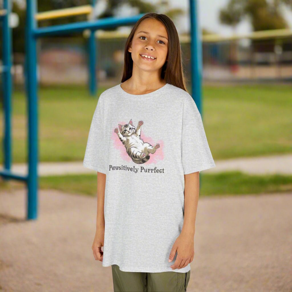 T-shirt graphique pour enfants Purrfect Cat