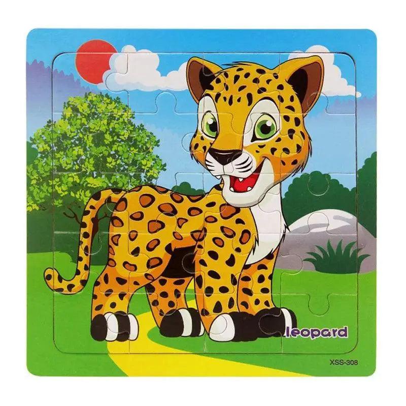 Educational Wooden Animal and Vehicle Puzzles for Kids
