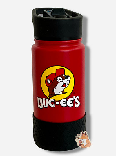 Botella de Agua Roja de 16 oz de Buc-ee's Yukon Outfitters