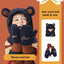 Cagoule en Fleece d'Hiver pour Enfants - Masque Complet Coupe-Vent