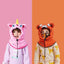 Cagoule en Fleece d'Hiver pour Enfants - Masque Complet Coupe-Vent