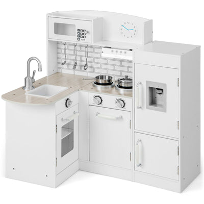 Kids Kitchen Playset Conor Kitchen Toy with Realistic Features