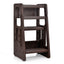 Kids Kitchen Step Stool with Double Safety Rails - Brown