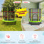 55 Inch Kids Trampoline with Safety Enclosure - Green