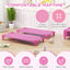 Kids Stackable Daycare Cot Pack of 6 - Pink