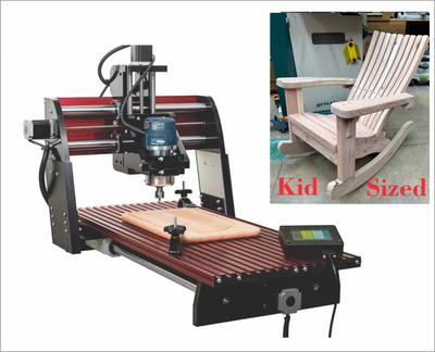 CNC Files for Adirondack Style Kids Rocking Chair