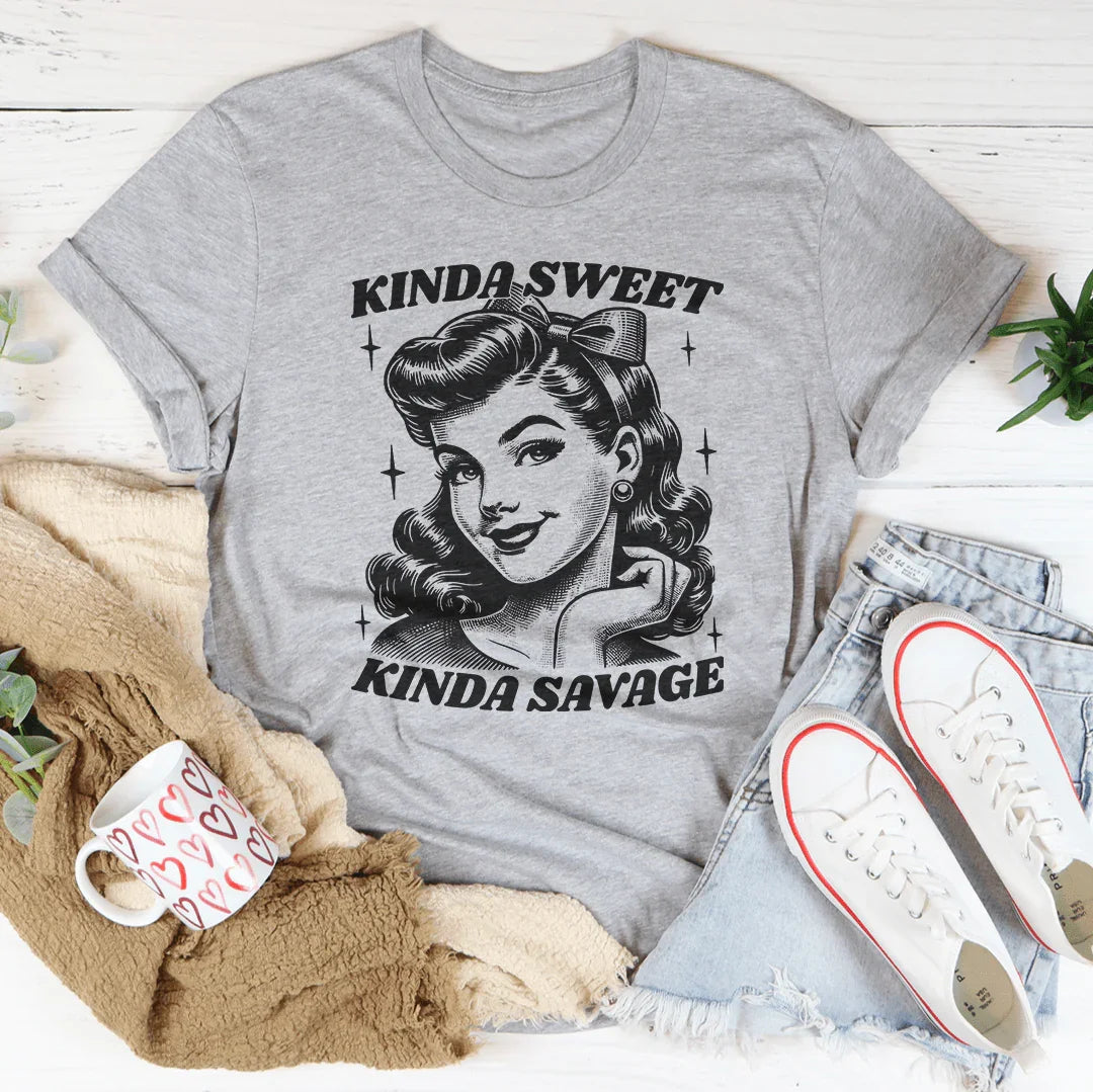 Camiseta Kinda Sweet Kinda Savage