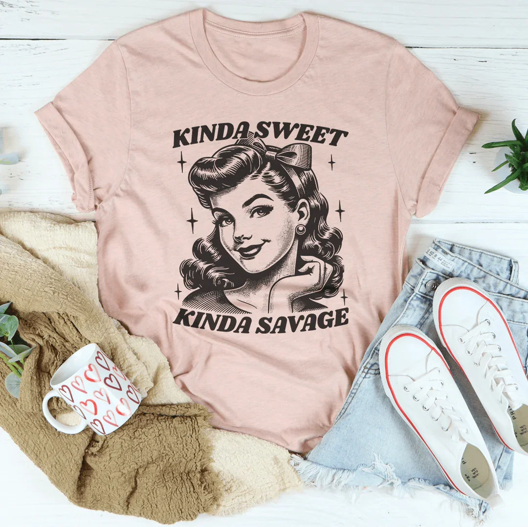Camiseta Kinda Sweet Kinda Savage