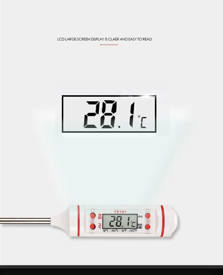 Premium Instant-Read Digital Kitchen Thermometer