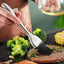Pinceau à badigeonner en acier inoxydable premium pour BBQ et pâtisserie