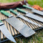 Premium 6-Piece Damascus Steel Kitchen Knife Collection with G10 Handles - Korvel