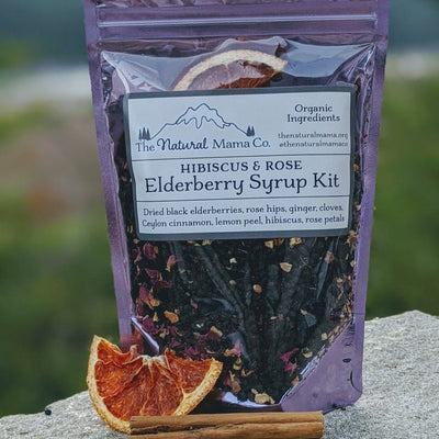 Giant Hibiscus & Rose Elderberry Syrup Kit - Korvel