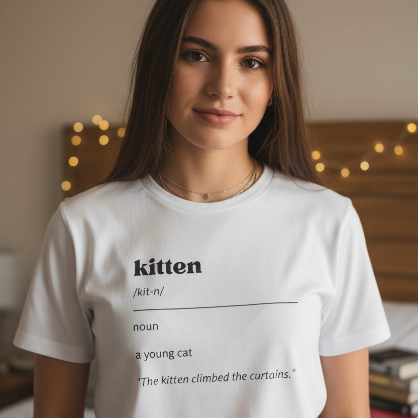 Kitten Definition Women's Softstyle Tee