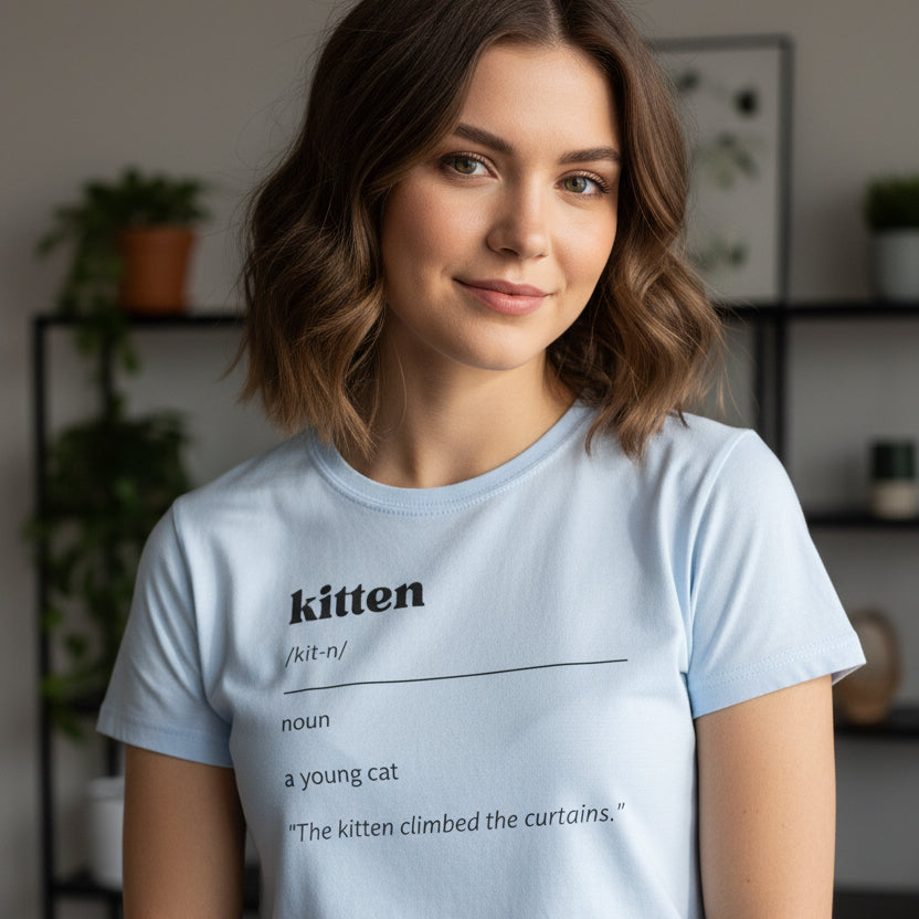 Kitten Definition Women's Softstyle Tee