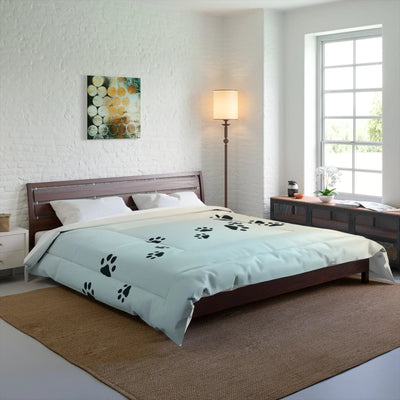Kitty Tracks Comforter - Cozy Bedding for Pet Lovers