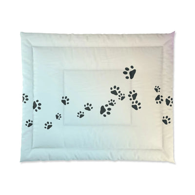 Kitty Tracks Comforter - Cozy Bedding for Pet Lovers