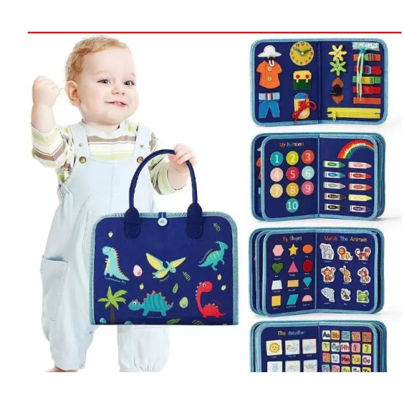 Montessori-Inspired Toddler Busy Board