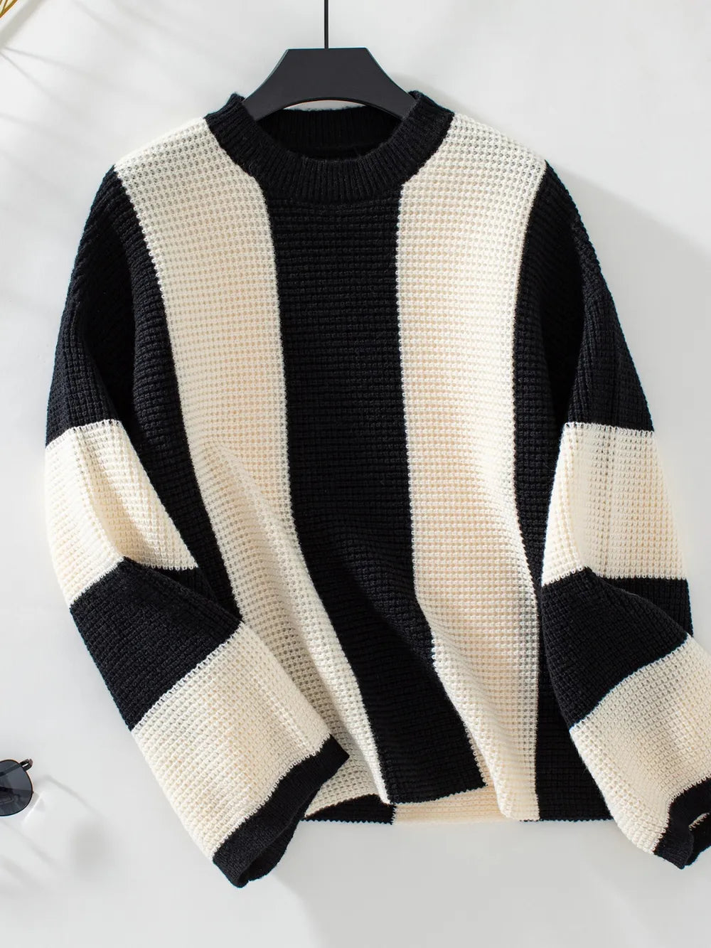 Casual Loose Knitted Pullover Sweater for Women