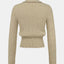 Knitted top women's solid color versatile - Korvel